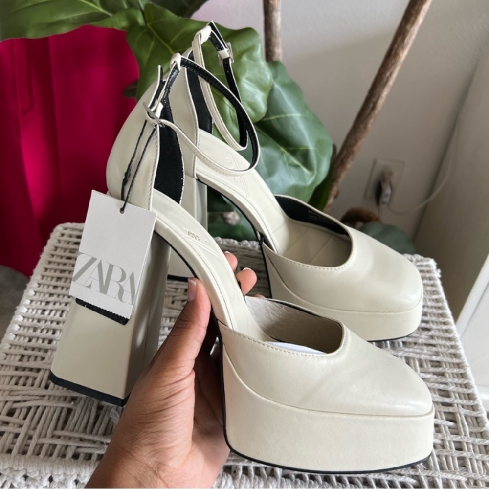 Zara platform shoes NWT - Picture 5 of 5